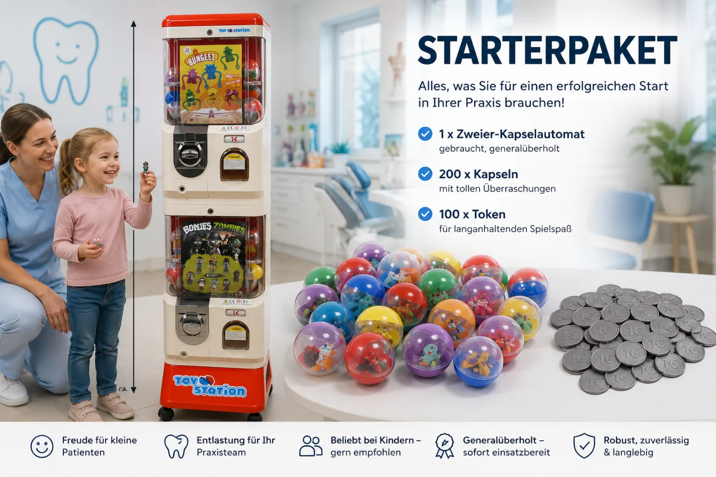 Spielzeugkapselautomat Starterset